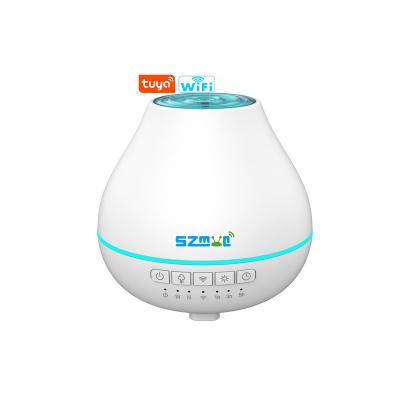 China Household Tabletop Humidifiers Smart Wifi Alexa App Controlled Fragrance Essential Oil Mist Scent Tuya WiFi Ambient Diffuser for sale