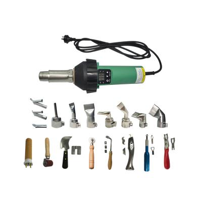 China PP PE PVC EVA HDPE TPO Mini Portable Mini Welding Machine 220V 1600W Hot Air Welding Gun For PVC Tent Welding for sale