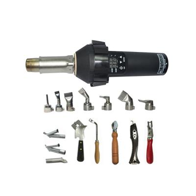 China High Efficiency Hot Air Heat Gun Vinyl Plastic Wrap Welding Gun Cool/Hot Air For PVC TPO for sale