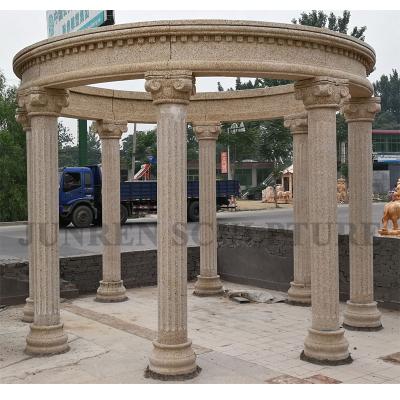 China Factory price marble stone pavilion EUROPEAN marble gazebo for sale