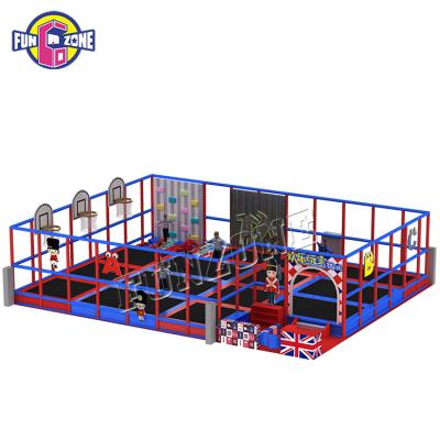 China With Protective Net New Design Indoor Trampoline Parks For Sale Durable Material Trampoline Park Adult, Reliable Price Trampoline Supplies for sale