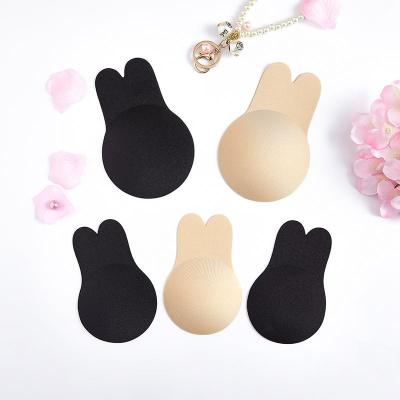 China Stapless Sticky Invisible Adhesive Reusable Bra Clear Lift Instant Strap Breast Lifts Form Nipple Cover Invisible Bras Plunge Women for sale