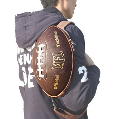 China 3D Soccer Shape Football Shaped Men Sling Cross - Body Bag For Teenagers, Custom Sport Chest Shoulder Bag Men, Little Kids Toss Cross - Body Bag Men for sale