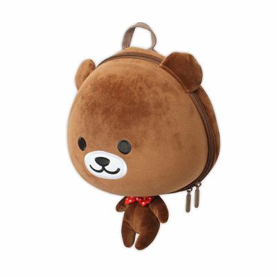 China Custom SUPERCUTE anti-theft animal fancy kids bag bear, cartoon travel bag for kids, 3D kids plush teddy bear school bag kids for sale