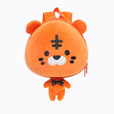 China SUPERCUTE Stuffed Plush Toy Toddler 3D Backpack Animal Tiger for sale