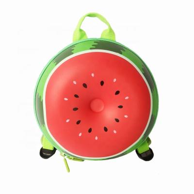 China 2022 Summer Fruit Series Watermelon Backpack Waterproof SUPERCUTE Bag, New Arrival Wholesale 3D Cartoon Kids Backpack Children for sale