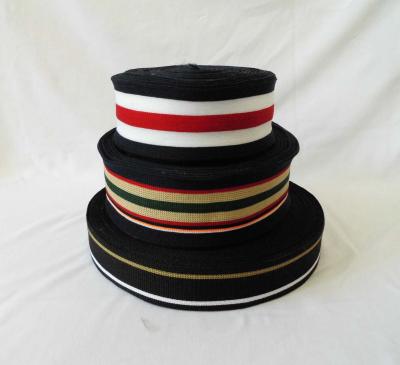 China custom made stripe Knitted Ribbon for sale