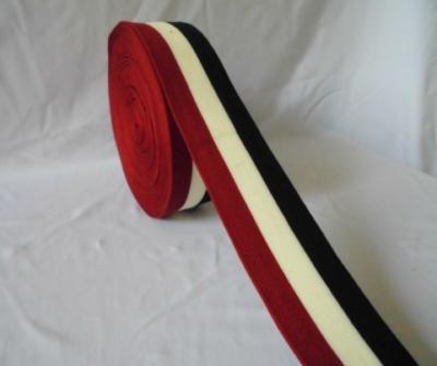 China Stripe Knitted Ribbon for sale