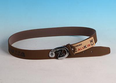 China High quality Male Brown Ribbon Belt for sale