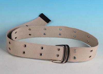 China Cheap Male Double  bucket canvas Belt for sale