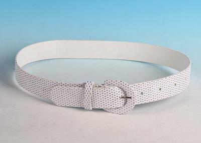 China Cheap Female Fashion White PU Belts for sale