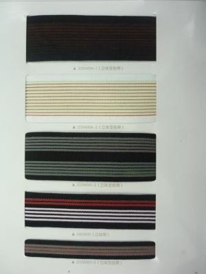 China Cheap Stripe Ribbon with silver thread  Garment Accessories for sale