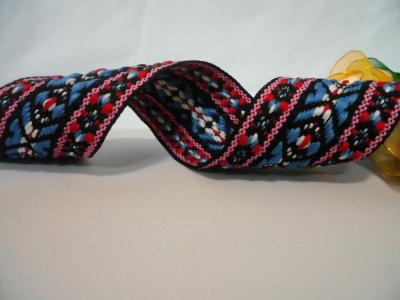 China Colorful Traditional  Anti-slip Jacquard ribbon Home textile ribbon  Garment ribbon for sale