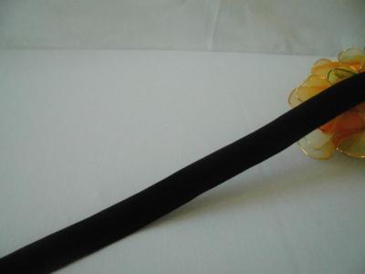 China 1 cm Black Nylon Spandex ribbon Garment Elastic ribbon for sale