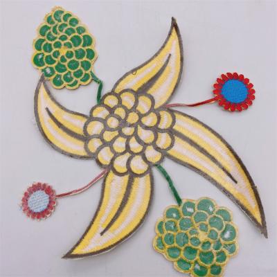 China Other Wholesale Hot Selling Embroidery Patches Iron On Patches Applique For Apparel for sale