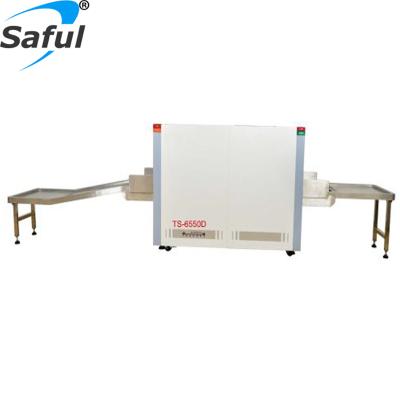 China Dual x ray generator security inspection x ray baggage scanner machine TS-6550D 650*500mm for sale