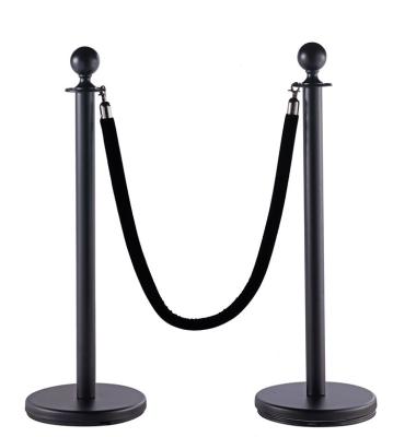 China Queuway Barrier Velvet Rope Crowd Control Barrier With Flat Base for sale