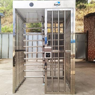 China 304 In Stainless Steel Removable Bi-direction Full Height And Small Electronic Portable Turnstile Gate Access Control Systems for sale