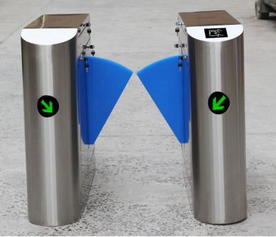 China 304 Stainless Steel Safety Speed ​​Gates Turnstile Flap Barrier Swing Barrier for sale