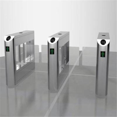 China 304 Stainless Steel New Entrance Single Lane Swing Barrier Double Access Control Security Solutions for sale