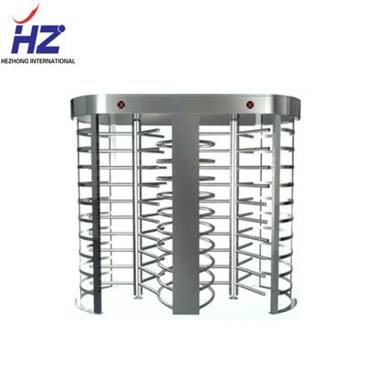 China 304 Stainless Steel Barcode Scanner Access Control Full Height Turnstile Barrier High Speed ​​Revolving Barrier Gate for sale