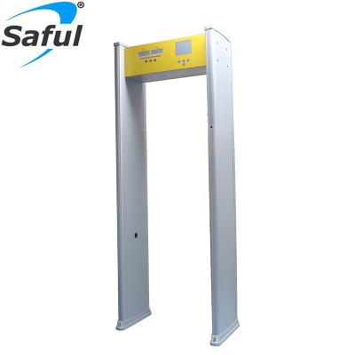 China Saful AI Face Recognition Body Temperatute Fever Detection Camera Walk Through Metal Detector TS-BS500 for sale