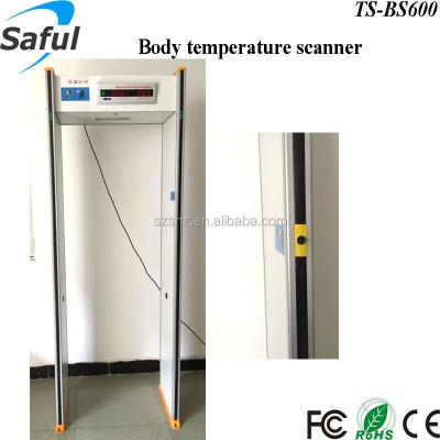 China Full LCD Display Body Temperature Scanner Door Frame Metal Detector TS-BS600 TS-BS600 for sale