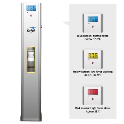 China 2020 Bestselling 304 Stainless Steel Sensor Measurement Walks Through Body Temperature Scanner TS-BS600 for sale