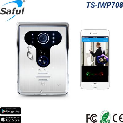 China New aluminum alloy 3G wireless wifi video doorbell intercom with RJ45 connectors for sale