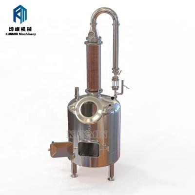 China Fruits / Flowers / Leaves Lavender Essential Oil Distillation Distill Equipment For Perfume for sale