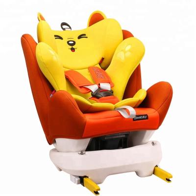 China Rotating convertible car seats with ISOFIX, rotated 360 degrees, group 0+123 (0-36kg) for sale