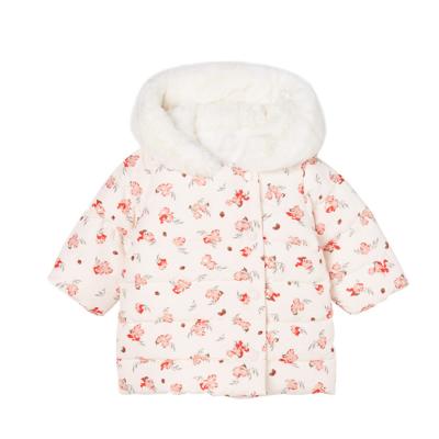 China Anti-wrinkle Baby's Jacket Children's Knitted Lammy Children's Quilted Jacket Winter Hoodie Knitted Warm Silk-Padded Top Wear for sale