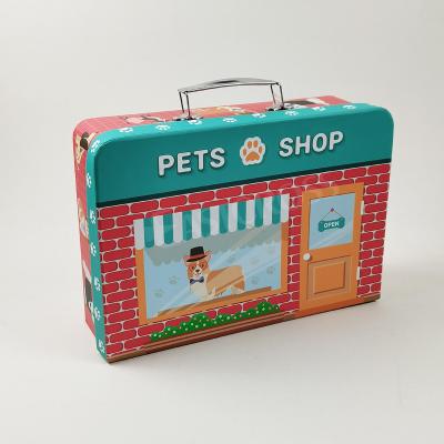 China Handmade Pets Design Toy Paper Suitcase Portable Cardboard Packaging Box Gift Box for sale