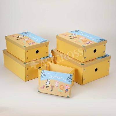 China Recycled Materials Wholesale Custom Size Packaging Rectangle Box Kraft Paper Gift Boxes for sale