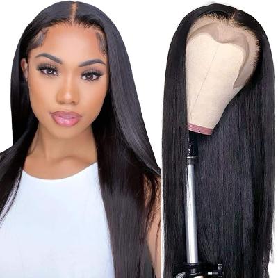 China Swiss lace 2023 new cheap wig with 150% density t piece wig, Brazilian remy human hair 100 t piece wig, 13x4x1 t lace part lace frontal wig for sale