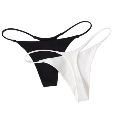 China Factory Seamless Female G-String Thong Women Panties Beach T-back Waist Briefs Panties Antibacterial Cheap Bikini Sexy Underwear for sale