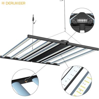 China Seed Starting Deruikeer Commercially Planted Samsung Full Spectrum 740 Watt Led Grow Light UV IR for sale