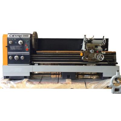 China Hotels Motor Metal Lathe Machine Heavy Lathes Horizontal CS6266C for sale