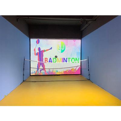 China AR Interactive Popular Projection Interactive Sports Game Simulated Badminton for sale