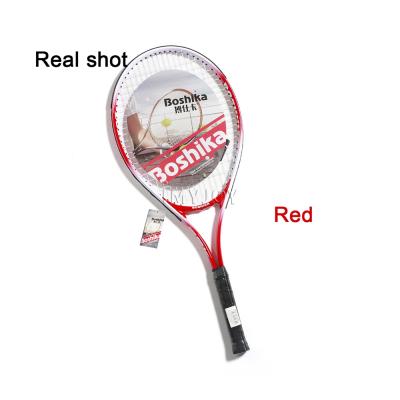 China Durable High Quality Aluminum Alloy Popular Adult Split Heavy Duty Training Products Tennis Racket Single Pack For Fun for sale