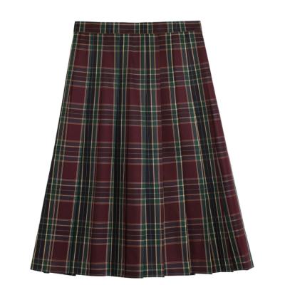 China Preppy Style Jk Korea Uniform Pleated Skirt High School College Student High Waist Pleated Skirt for sale