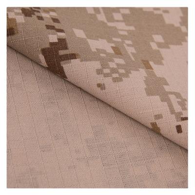 China Anti Tear Cotton Polyester Ripstop Desert Ripstop Digital Camouflage Fabric Breathable Camouflage Fabric For Military Uniform for sale