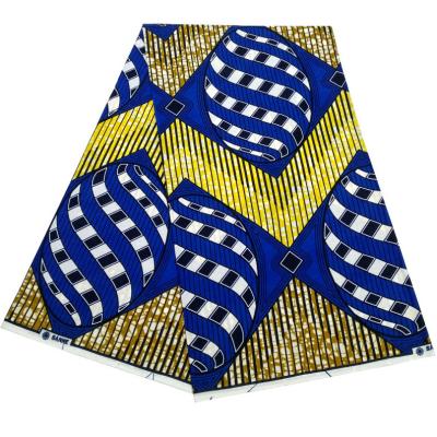 China Breathable Mauritania Polyester Price Wax Printing Fabric Cheap Plain African 100% Waxed Fabric For Women Tops for sale