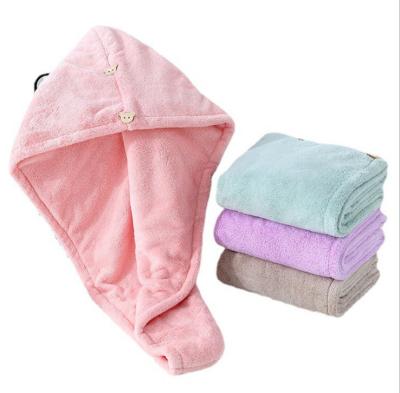 China Wholesale Breathable Hair Towel Quick Dry Microfiber Wrap Hair Towel For Girl Women for sale