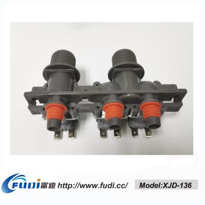 China DC62-00024B Samsung Household Water Valve Two Inlet * Three Outlet (G3/4'*12mm) for sale