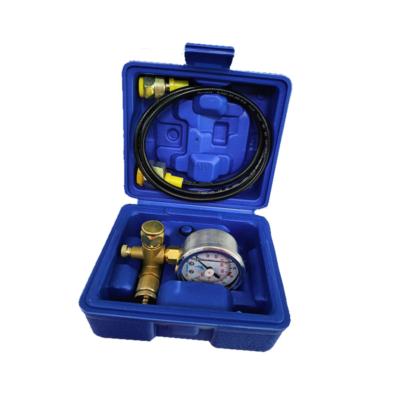 China Portable Hydraulic Pressure Test Nitrogen Gas Flow Meter For Hydraulic Breaker Hammer Nitrogen Meter for sale