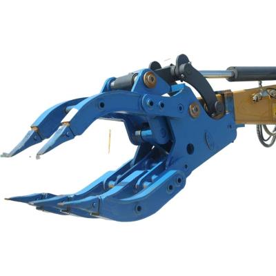 China Machinery Repair Shops Excavator Hydraulic Rotating Grapple Models Excavator Various Hydraulic Grapple For Log Grabbing for sale