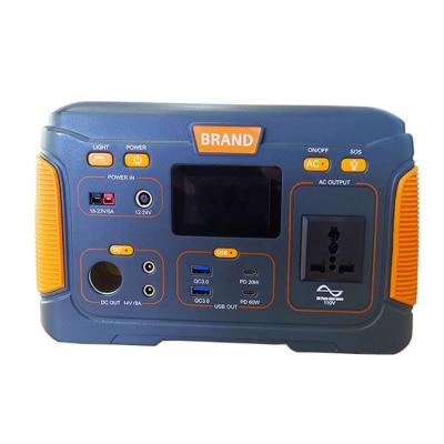 China Type C 500w Emergency Power Supply Portable Solar Generator Portable Power Station for sale