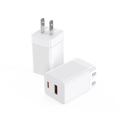 China New Hot Selling 30w Gan Type-C Mobile Phone 2022 Universal Eu Wall Charger Charging Qc3 Wall Charger Palladium Fast Charger 3 Ports UK US Au Plug for sale