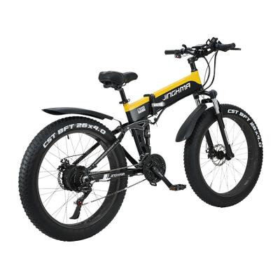 China Wholesale Electric Motor Standard High Quality Brushless Tire High Power Standard Bicycle 500W 48V Foldable Electric Bicycle for sale